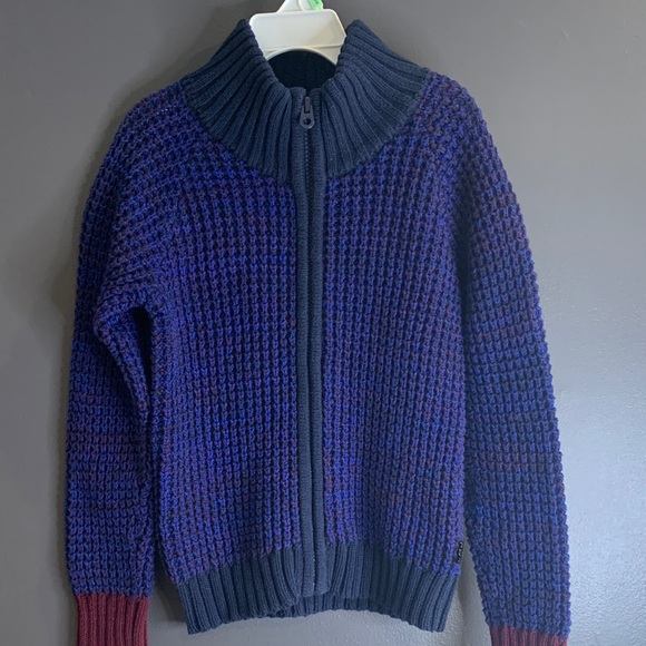 Little Marc Jacob’s Navy and Burgundy Sweater size 6 - Picture 2 of 4